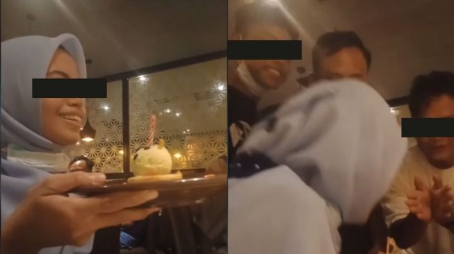 Kaget Dapat Surprise saat Makan, Cewek ini Makin Syok Pengunjung Restoran Lakukan Hal ini