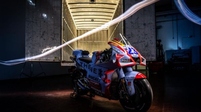 Tampilan baru motor tim Gresini Racing MotoGP untuk 2022 (HO via Gresini Racing)