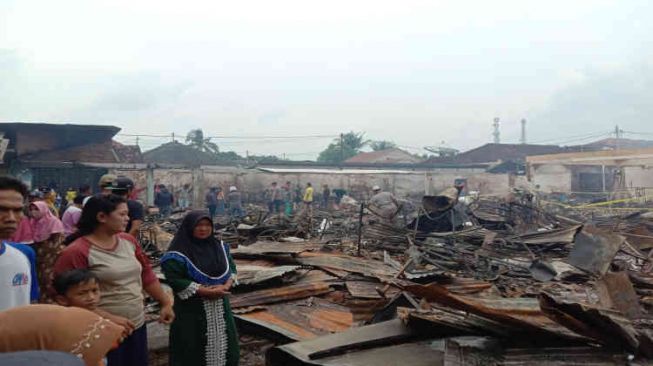 Sebegini Parahnya Kebakaran Pasar Galekan di Banyuwangi, Sekitar 140 Kios Pedagang Ludes