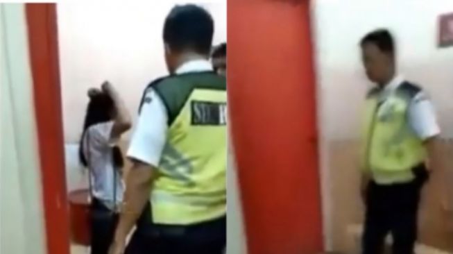 Viral Satpam Gerebek Sejoli di Toilet, Warganet: Lagi Nyari Belatung