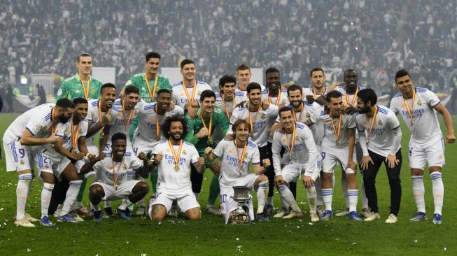 Hasil Bola Tadi Malam: Real Madrid Juara Piala Super Spanyol, Laju Kemenangan Inter Terhenti