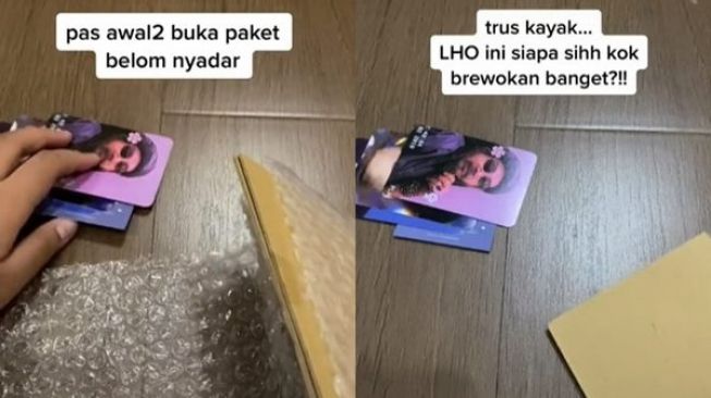 Viral Cewek Pesan Photocard Sehun EXO Tapi yang Datang PC Oppa Limbad. (TikTok)