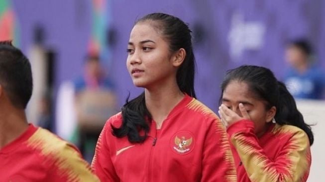 Pemain Timnas Putri Indonesia Shafira Eka Putri. [Instagram]