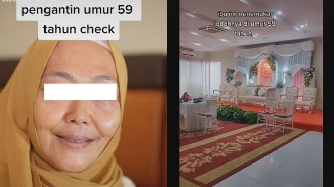 Viral Wanita Menikah Umur 59 Tahun, Hasil Make Up Jadi Sorotan: Mirip Inul