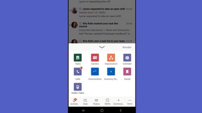 Walkie Talkie Microsoft Teams. [Microsoft]