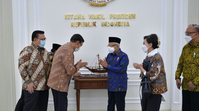 Temui Wapres Ma'ruf, Wiranto Dan Anggota Wantimpres Sampaikan Masukan Soal Ibu Kota Negara Hingga Penanganan Covid-19