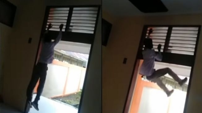 Viral ABG Bak Ninja Warrior Manjat Atap Kelas, Eh Malah Berakhir Mengenaskan