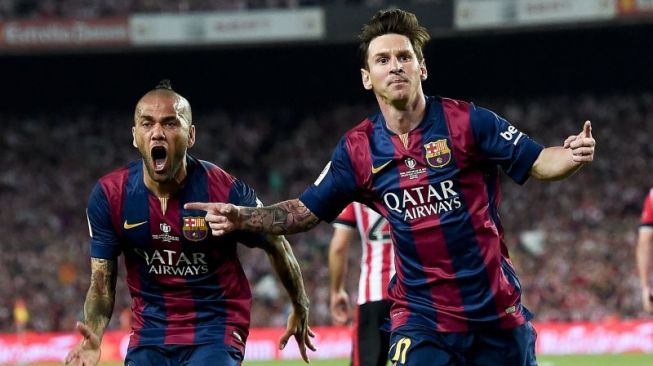 Dani Alves Ingin Lionel Messi Kembali dan Pensiun di Barcelona