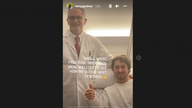 Remy Gardner jalani operasi pergelangan tangan (Instagram)
