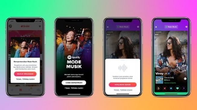 Tambah Koneksi, Tinder Punya Fitur Baru Mode Musik Terkoneksi dengan Spotify