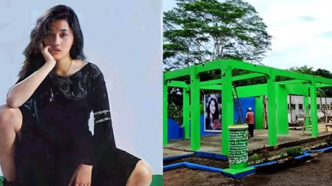 10 Potret Makam Nike Ardilla, Ada Patung Batu Hingga Bekas Penginapan Fans