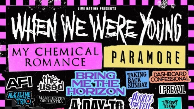 Nostalgia di Festival Musik When We Were Young 2022, Ada Paramore hingga MCR!