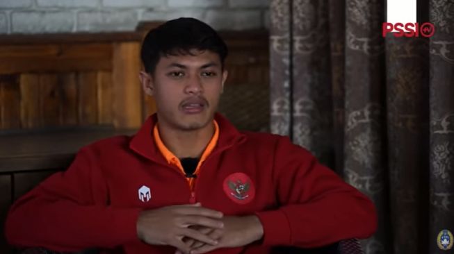 Pemain timnas Indonesia, Alfeandra Dewangga. (YouTube/PSSI)