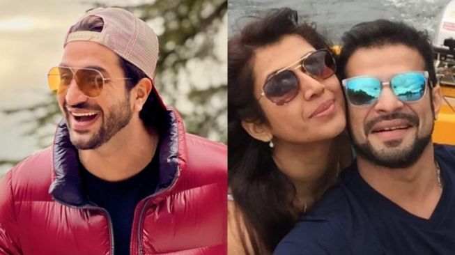 Ali Gony jadi mak comblang pasangan Karan Patel dan Ankita Bhargava. [Instagram]