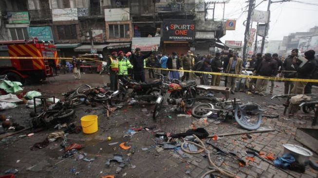 Bom yang Dipasang di Sepeda Motor Meledak di Pasar Pakistan Timur, Tiga Orang Dilaporkan Tewas