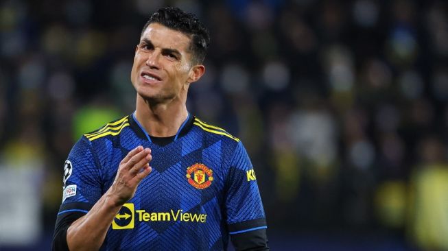 Megabintang Manchester United, Cristiano Ronaldo. [JOSE JORDAN / AFP]