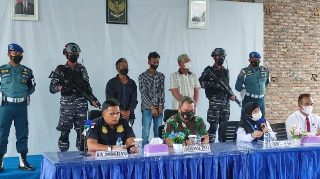 Sebanyak 17 Pekerja Migran Ilegal Ditangkap di Tanjung Balai Asahan