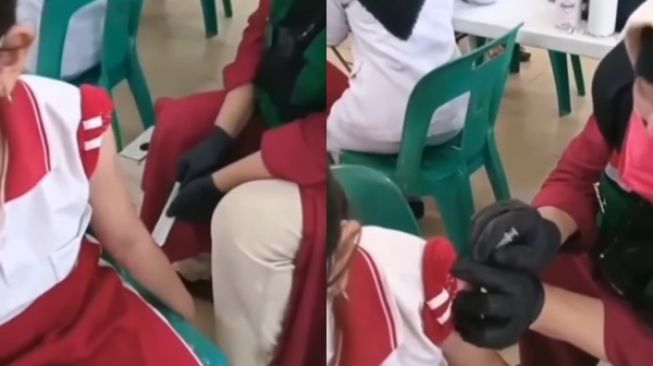 Viral Nakes di Medan Diduga Suntik Vaksin Kosong Pada Anak SD, Wali Kota Medan Bereaksi