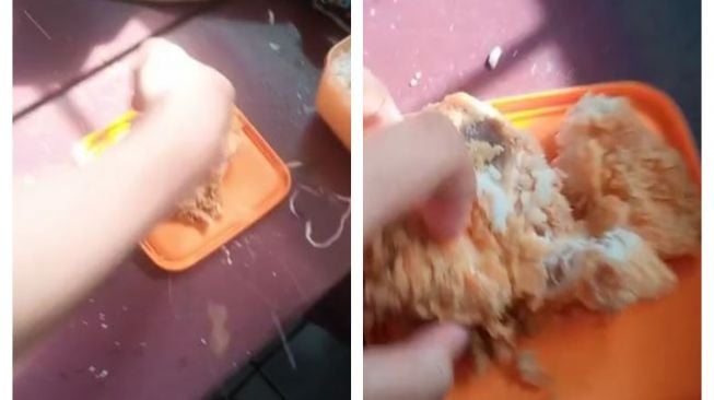 Bawa Bekal Ayam Goreng, Aksi Teman Langsung Geprek Sukses Bikin Syok