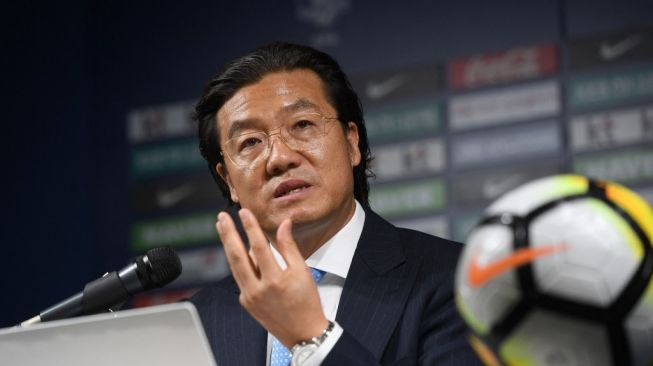 Kim Pan-gon saat masih jadi petinggi Asosiasi Sepakbola Korea Selatan (KFA). [AFP]