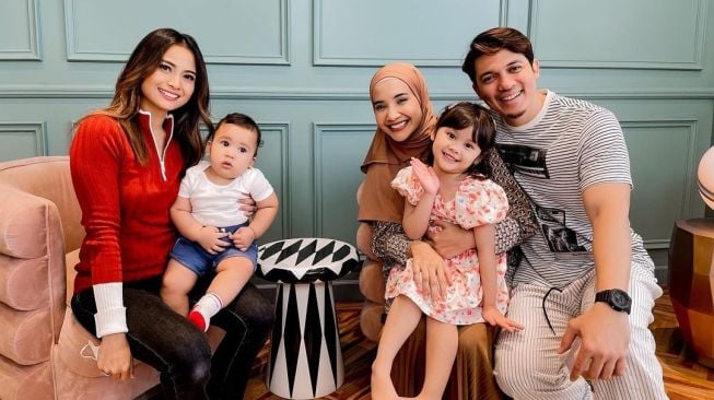 Momen Acha Septriasa bertemu Irwansyah dan Zaskia Sungkar (Instagram)