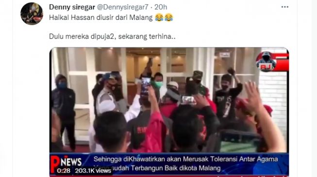 Polisi Sebut Warga Enggak Mengusir Babe Haikal Ceramah di Kota Malang