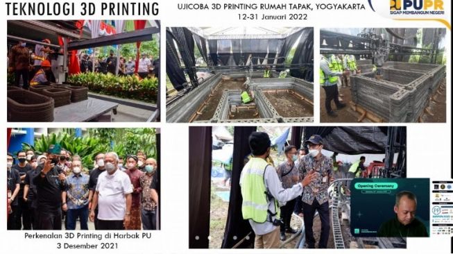 Tahun Ini, PUPR akan Gunakan 3D Printing untuk Bangun Rumah Khusus