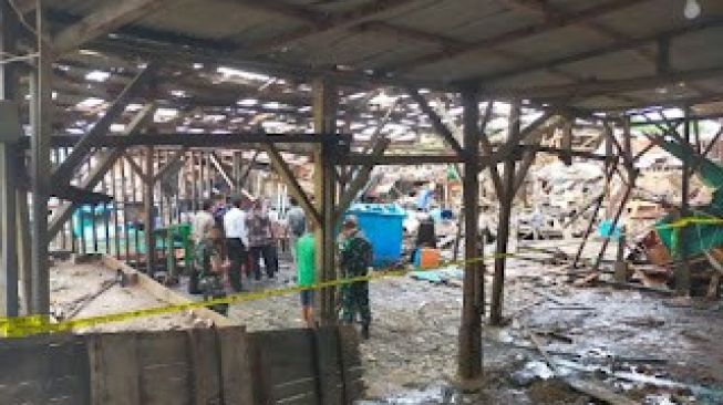 Ledakan Keras di Sibolga Sumut, Sejumlah Orang Terluka!