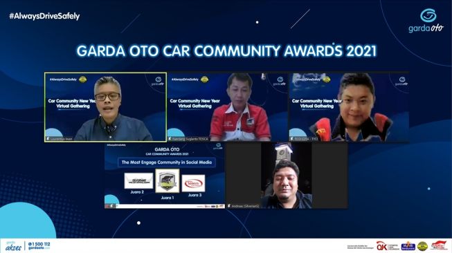 Toyota Yaris Club Indonesia (TYCI) berhasil menjadi pemenang The Most Contribution Car Community yang diumumkan oleh L. Iwan Pranoto selaku Head of Communication and Customer Service Management Asuransi Astra [Asuransi Astra].