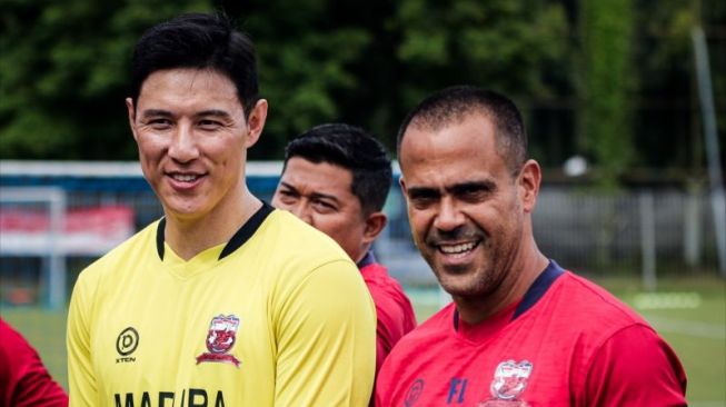 Kiper Madura United Hong Jeong-nam Antusias Belajar Bahasa Indonesia