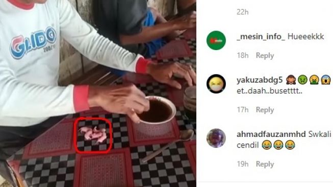 Viral Pria Ngemil Anak Tikus Sambil Dicelup Kopi, Warganet: Penyakit Makin Nambah