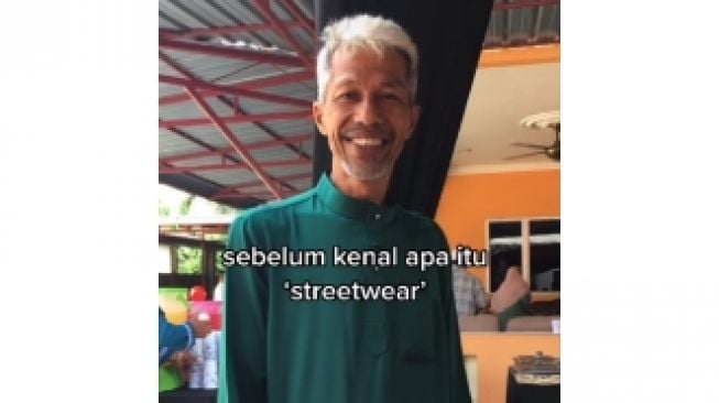 Gaya Kakek Pakai Streetwear Bikin Pangling, Warganet: Nenek Gue Ketar-Ketir