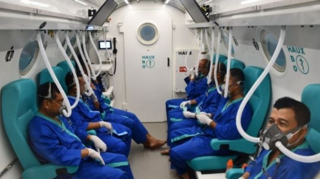 Terapi Oksigen Hiperbarik Beroperasi di Rumah Sakit Jala Ammari TNI Angkatan Laut Makassar