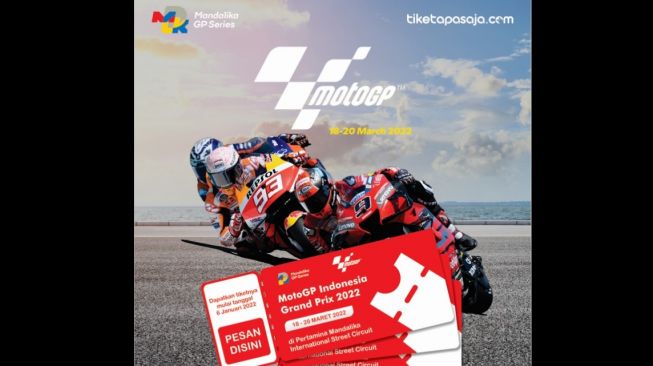 Situs penyedia tiket, Tiketapasaja.com dari Melon Indonesia  siap menyambut MotoGP Sirkuit Mandalika [PT Melon Indonesia].