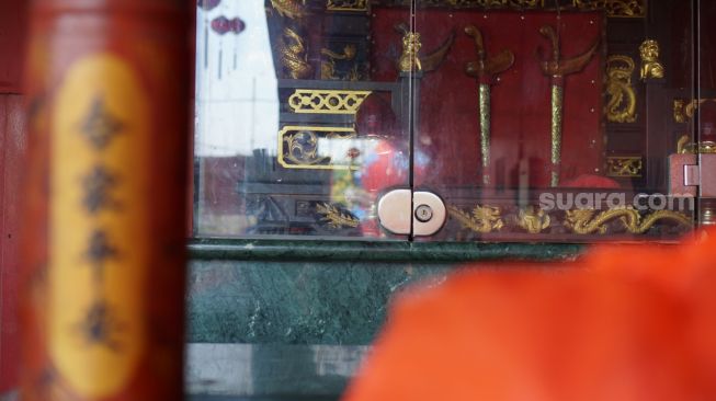 Jejak Nyata Akulturasi Jawa-Tionghoa, Keris Mbah Kuntjung Bersemayam di Altar Kelenteng Boen Tik Bio Banyumas