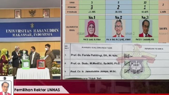 Ketua MWA: Pemilihan Rektor Unhas Demokratis, Tidak Ada Intervensi