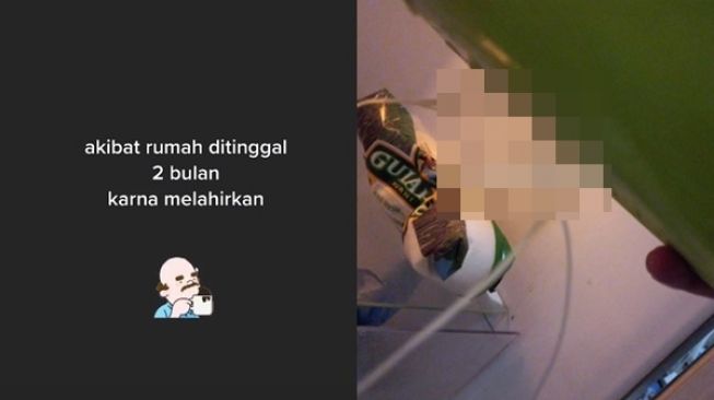 Rumah Ditinggal 2 Bulan Gegara Melahirkan, Pas Pulang Wanita Ini Syok Lihat Penampakan Kulkas dan Sepatu