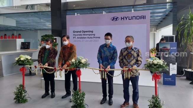 Andalan Motor Resmikan Flagship Showroom Hyundai di Jakarta Selatan
