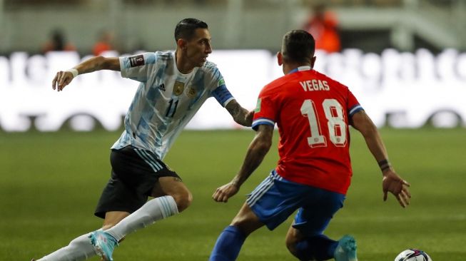 Hasil Chile vs Argentina: Di Maria dan Lautaro Menangkan Albiceleste saat Messi Absen