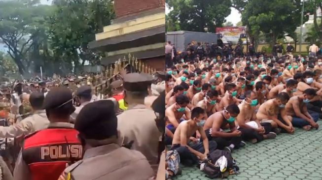 Buntut Demo Ricuh, 725 Anggota GMBI Diamankan Polisi, 16 Orang Positif Narkoba