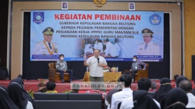 Motivasi Para Guru PPPK, Gubernur Erzaldi Pesankan Untuk Selalu Bersyukur