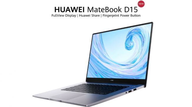 Huawei MateBook D15 Model i5 Sudah Tersedia di Indonesia, Harga Rp 10 Juta