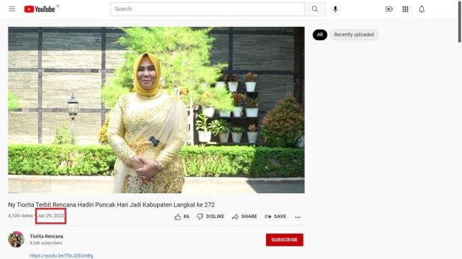 Istri Bupati Langkat Unggah Video di YouTube, Publik Geleng-Geleng