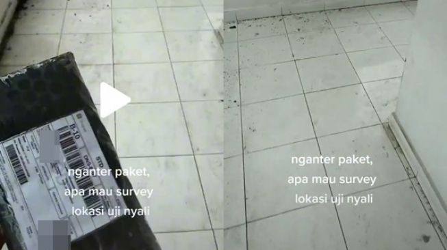 Viral Kurir Antar Paket, Penampakan Lokasinya Bikin Warganet Merinding: Uji Nyali