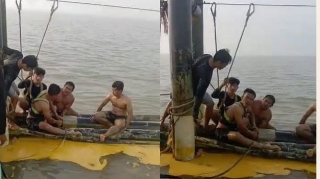 Pipa Transportasi CPO PT EUP di Sekitar Pelabuhan Internasional Kijing Bocor, Perusahaan Sangkal Cemari Lingkungan?