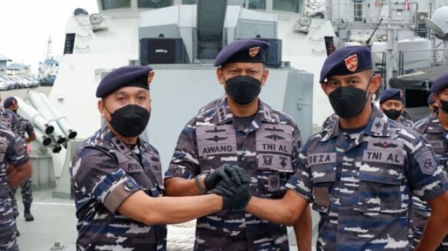 Serahterima Jabatan Komandan KRI Tombak-629 di Dermaga Semayang Balikpapan, Ini yang Istimewa