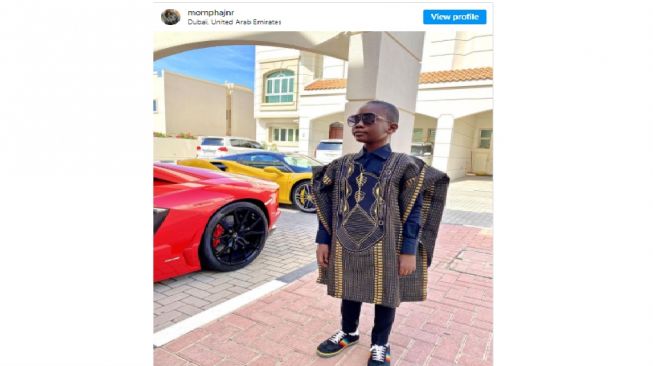 Crazy Rich Afrika muda, umur 9 tahun sudah punya koleksi mobil mewah (indiatimes)