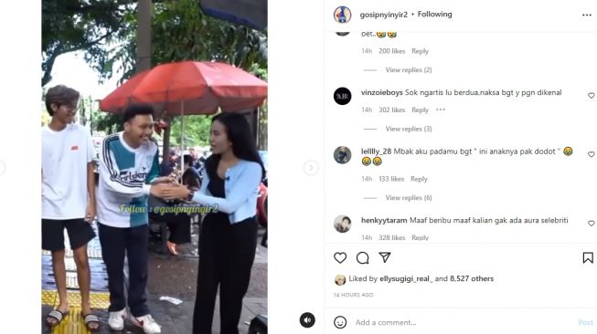Mayang dan Chika tak dikenali warga [Instagram/@gosipnyinyir2]