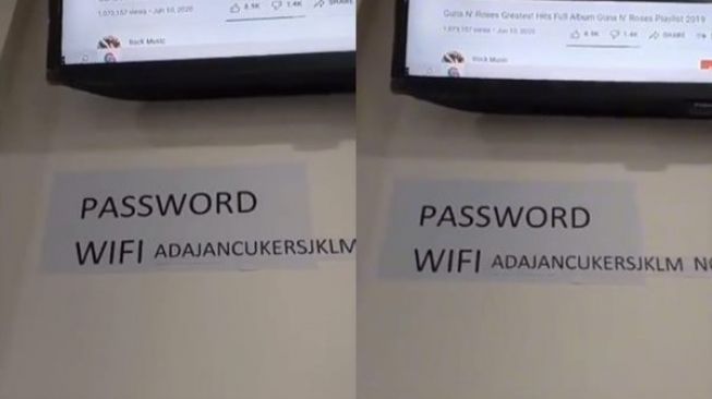 Mau Numpang Wifi, Pria Ini Emosi Baca Password Panjangnya dari Tembok Nembus Jendela: Ah Embuh!
