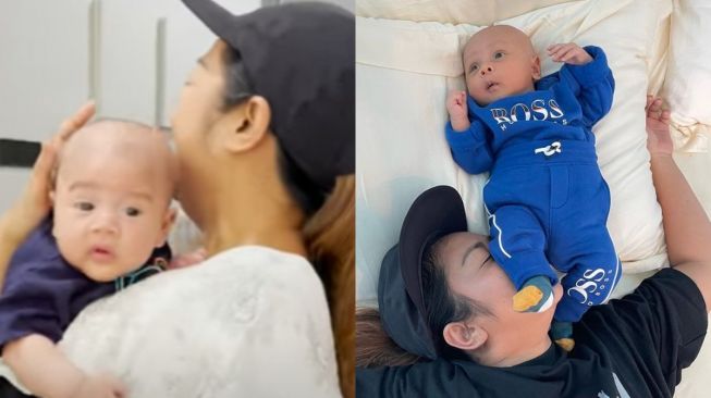 5 Momen Soimah Jenguk Bayi Artis, Bangunkan Rayyanza dan Diajak Berantem Baby L